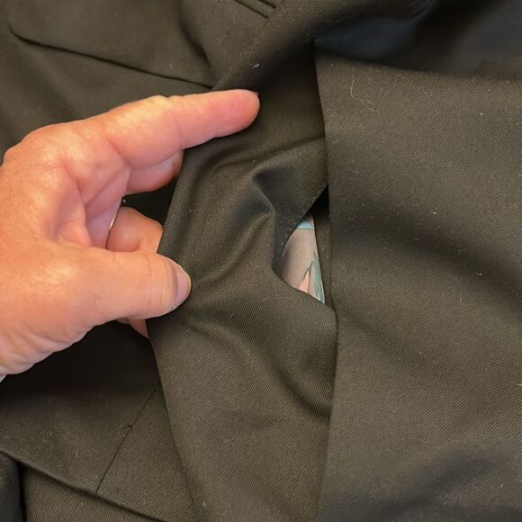 Sean John Black Suit Jacket with leaf pattern interior Size 42 Regular New - Picture 10 of 10